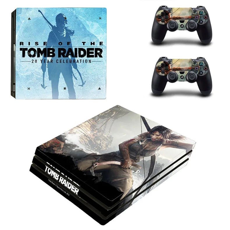 Tomb Raider Play station 4 Pro виниловая наклейка стикеры s PS4 Pro кожа Стикеры для Playstation 4 Pro консоль и контроллер