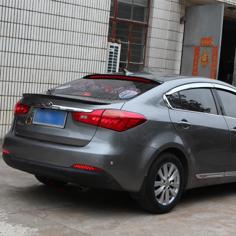 Спойлер на крышу для Kia Cerato K3 esacto высококачественный черный Задний спойлер из АБС