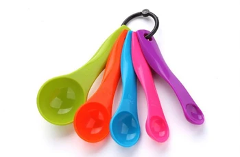 

Free Shipping+Wholesale c Measuring Spoons Mini Size Colorful (1/2.5/5/7.5/15) g/ml Coffee Spoon Baking Tool,500sets/lot