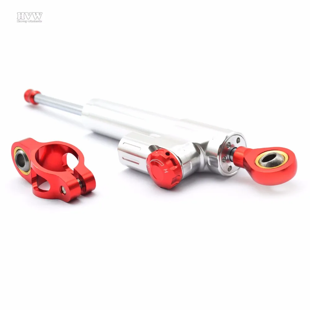 

for MT07 MT09 Universal CNC aluminum Steering Stabilizer Damper Linear Reversed Safety Control for ktm 200 125 390 duke  Ducati