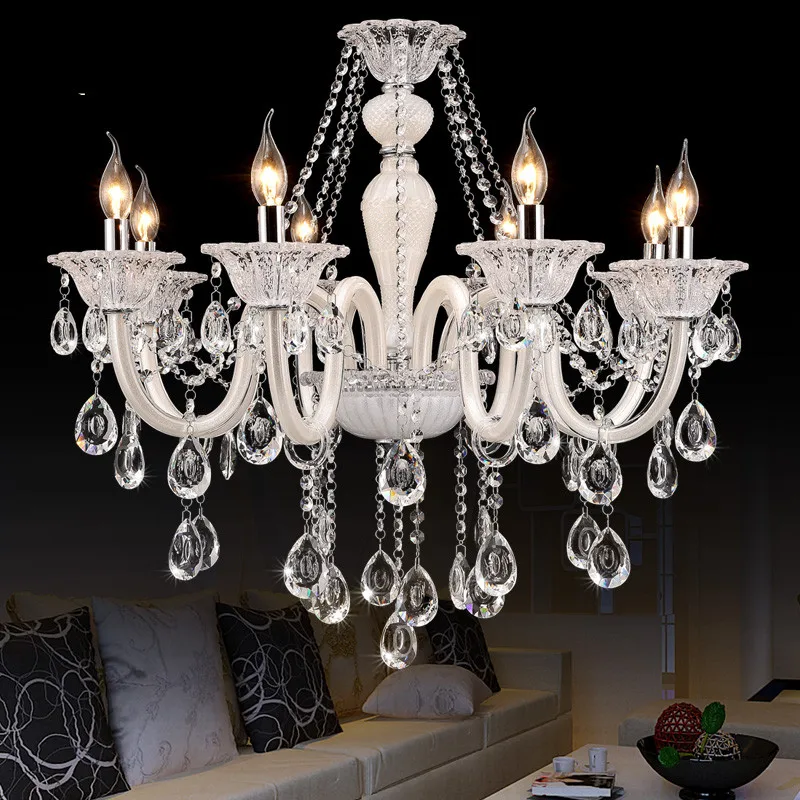 

Modern led chandelier Crystal lamp For bedroom lampshade lustre de cristal para sala de jantar moderne kitchen chandeliers Light