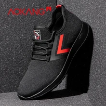 AOKANG 2019 Spring Shoes men sneakers breathable light lace up casual shoes men comfortable Zapatillas Hombre Deportiva shoes