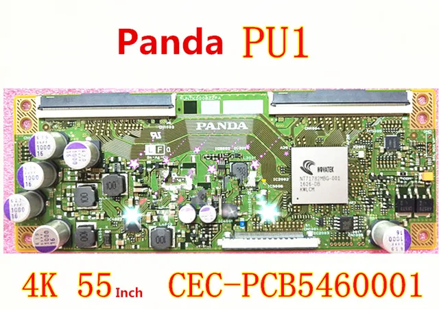 Best Offers For 55 Inch Panda PU1 T-Con Original 4K Logic Board CEC-PCB5460001 Screen Model LC546PU1L01  Logic Plate Bar