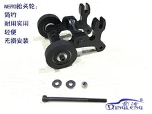 RC parts, Rise head wheelie bar with 2 wheel for ARRMA NERO BigRock FAZON
