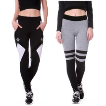 Штаны для йоги, женские леггинсы, спортивные Леггинсы для йоги, брюки для бега, трико для спортзала, тренировочные женские спортивные Леггинсы для фитнеса