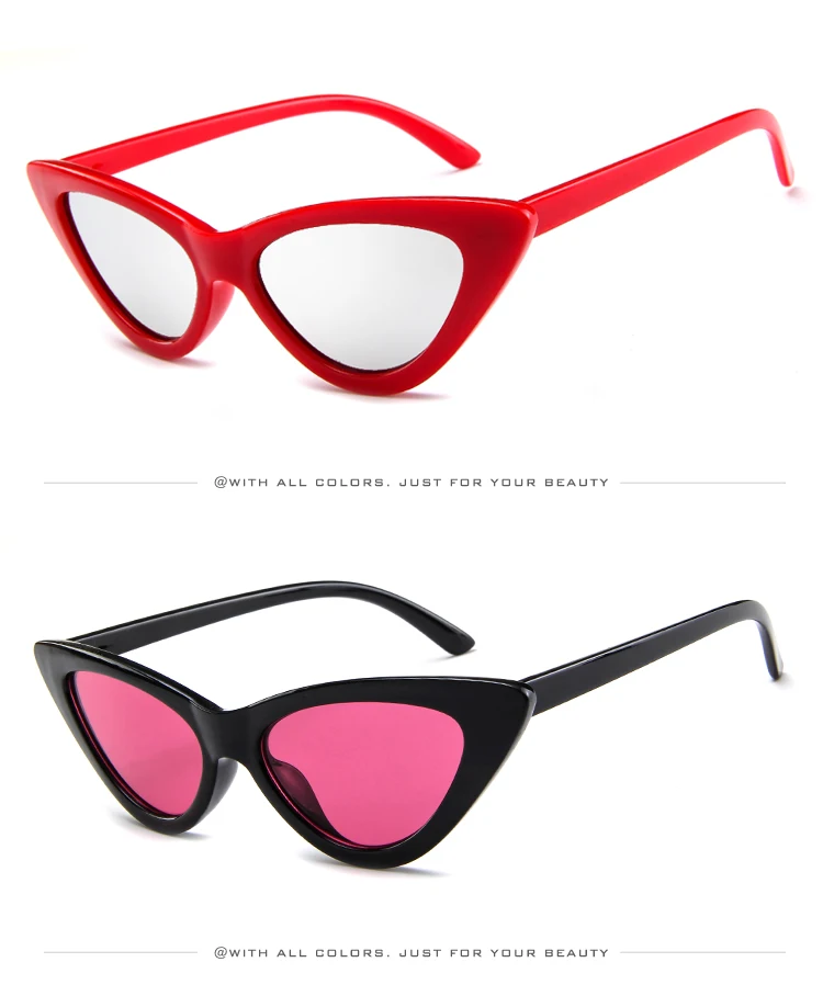 2019New Модные солнцезащитные очки «кошачий глаз» Для женщин Брендовая Дизайнерская обувь Винтаж солнечные очки в стиле ретро Женская мода, кошачий глаз, солнцезащитные очки, UV400 оттенков