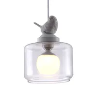 Современный и контракт творческая личность ретро искусство стеклянная люстра кафе ресторан исследование лампы играть роль Милан - изображение