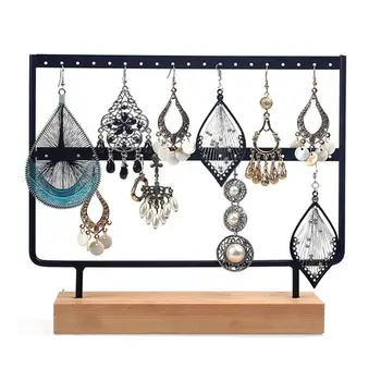 

24/44 Holes 2 Layers Earrings Ear Studs Organizer Rack Jewelry Display Stand