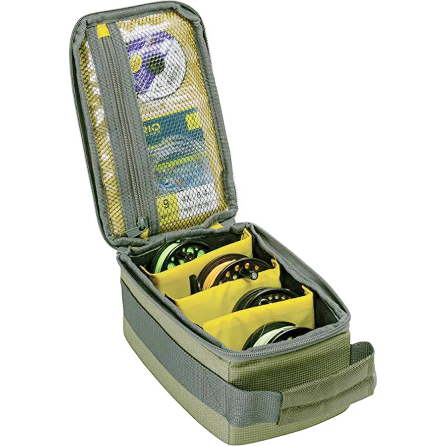 NEWBOLER Fly Fishing Reel Bag Reel Cover Handbags Fishing Tackle Rod Bag Angling Equipment box