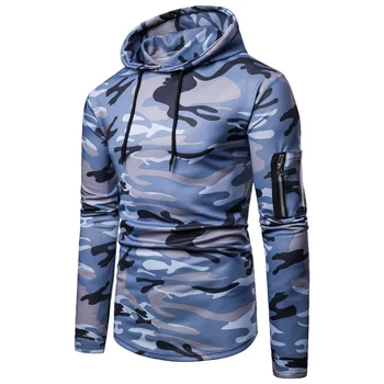 

Hoodies Men Hip Hop Streetwear Male Camouflage printing Sweatshirt 2019 Autumn Winter New Brand Mens Hoodie Pullover Moletom