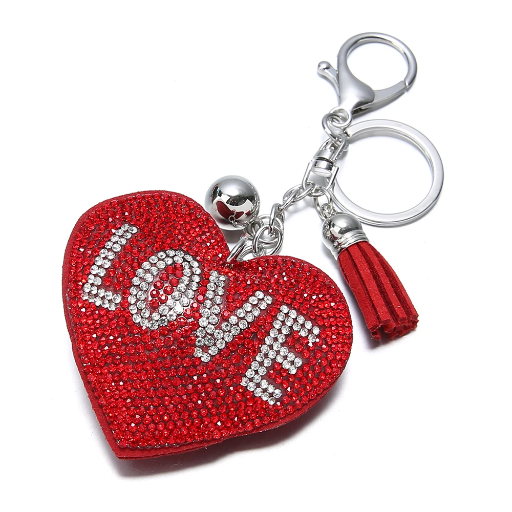 

Love Letter Heart Key Chains for Women&Girl Keychain Charm Cute Metal Bag Accessories Pendant Womens Jewellery