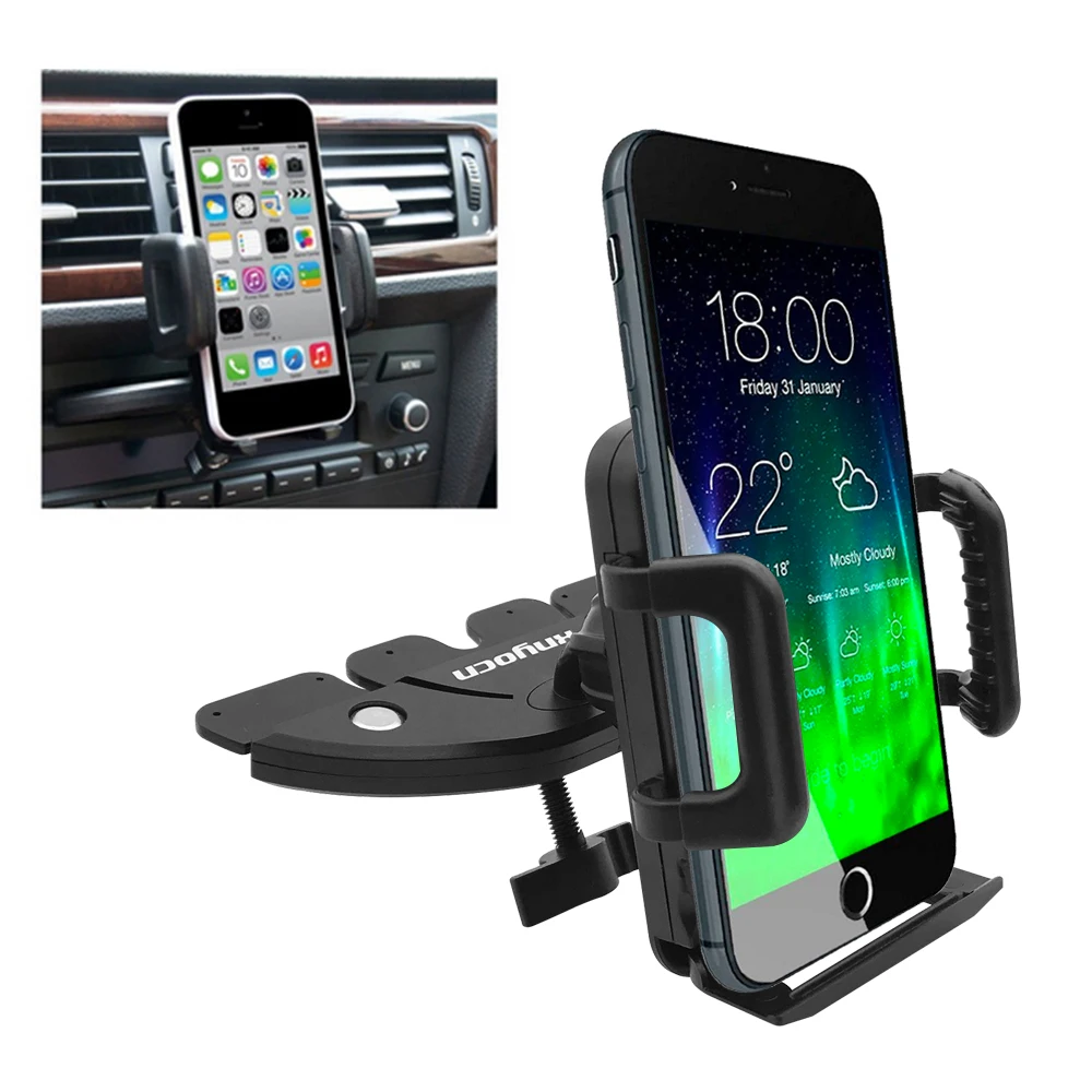 Soporte para teléfono con ranura para de coche, soporte para teléfono móvil, 6s iPhone 7, LG G5, samsung Galaxy S7|phone mount holder|cd slotcar cd slot - AliExpress