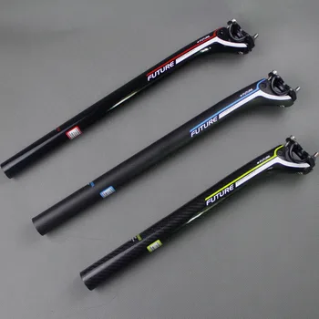 

Taiwan barnd 12K 3 color seatpost Double nail seatpost full carbon 3k seat post road bike mountain bike cycling parts