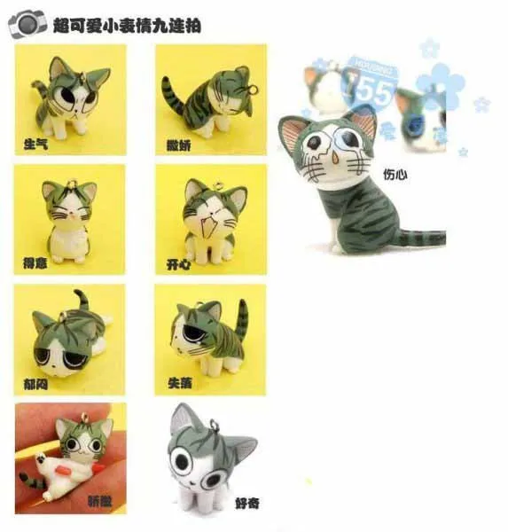 Прекрасный 3D зеленый Chi's Cat мобильный телефон, Ушная пробка, пробка для наушников, анти-разъем, пылезащитная Заглушка для всех 3,5 мм наушников, пылезащитная заглушка