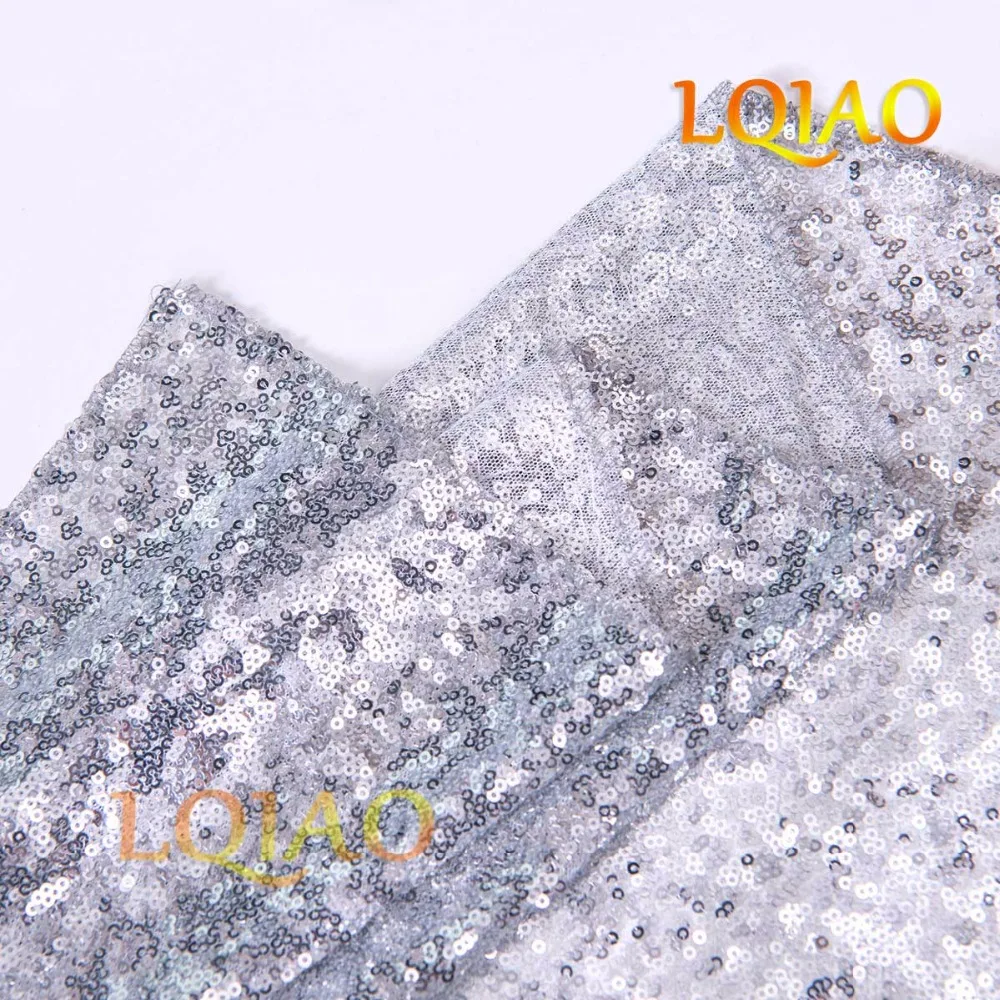 Lqiao (2 панели) молния/карман Топ блестками ткани шторы для