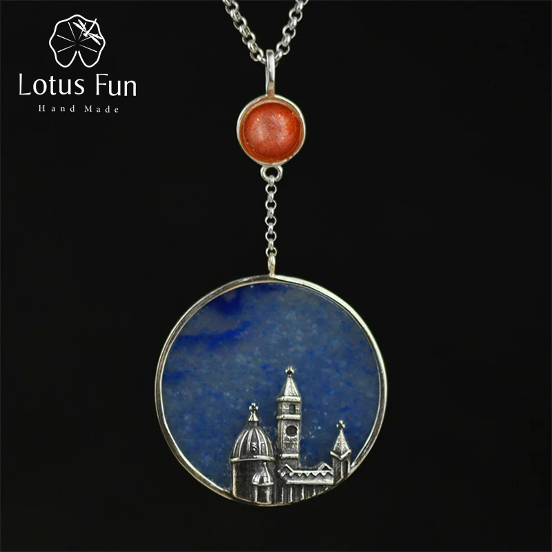 Lotus Fun Real 925 Sterling Silver Natural Aventurine Handmade Fine Jewelry Florence Cathedral Pendant without Necklace Women цена Lotus Fun Real 925 Sterling Silver Natural Aventurine Handmade Fine Jewelry Florence Cathedral Pendant without Necklace Women цены онлайн