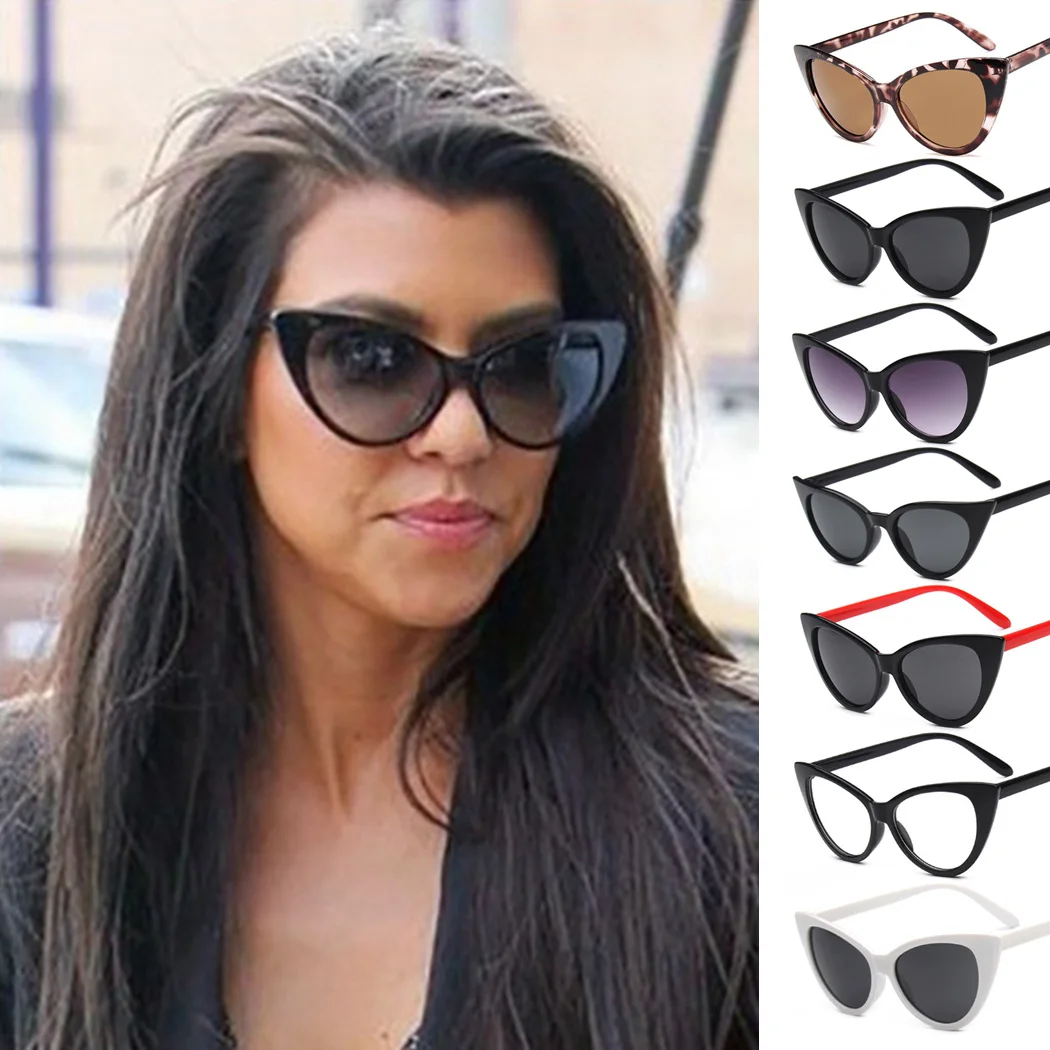 

Retro Cat Eye Sun Glasses 2019 New Women Cateye Sunglasses Luxury Brand Designer Vintage Gradient Glasses Female Eyewear UV400