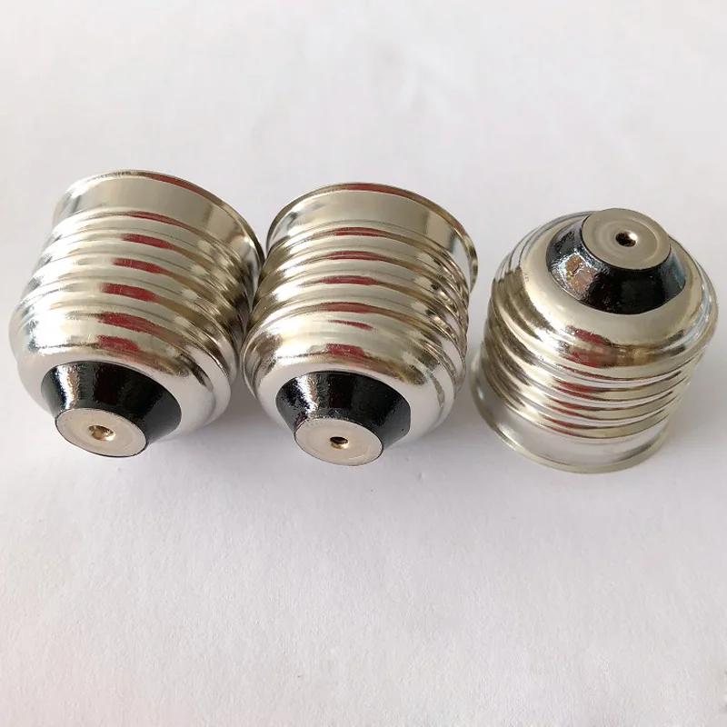 10 шт. E27 основание светильника Медь покрытием Никель пайки олова Стекло лампа светильник с держателем база