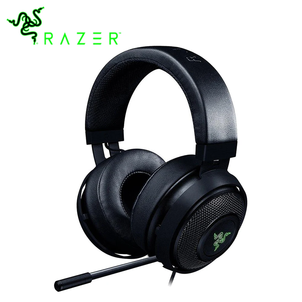 

Razer Kraken 7.1 Chroma V2 Gaming Headset Digital Microphone Oval Ear Cushions Chroma Lighting Virtual Surround Sound Headphone