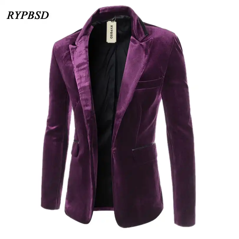 Americana de terciopelo hombre Clearance