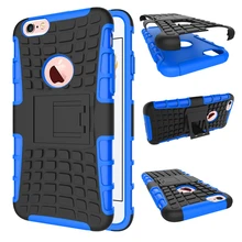 Гибридный чехол с подставкой для iphone 5 5c 5S SE 6 6s 7 6plus 6s plus 7plus противоударный чехол с функцией подставки