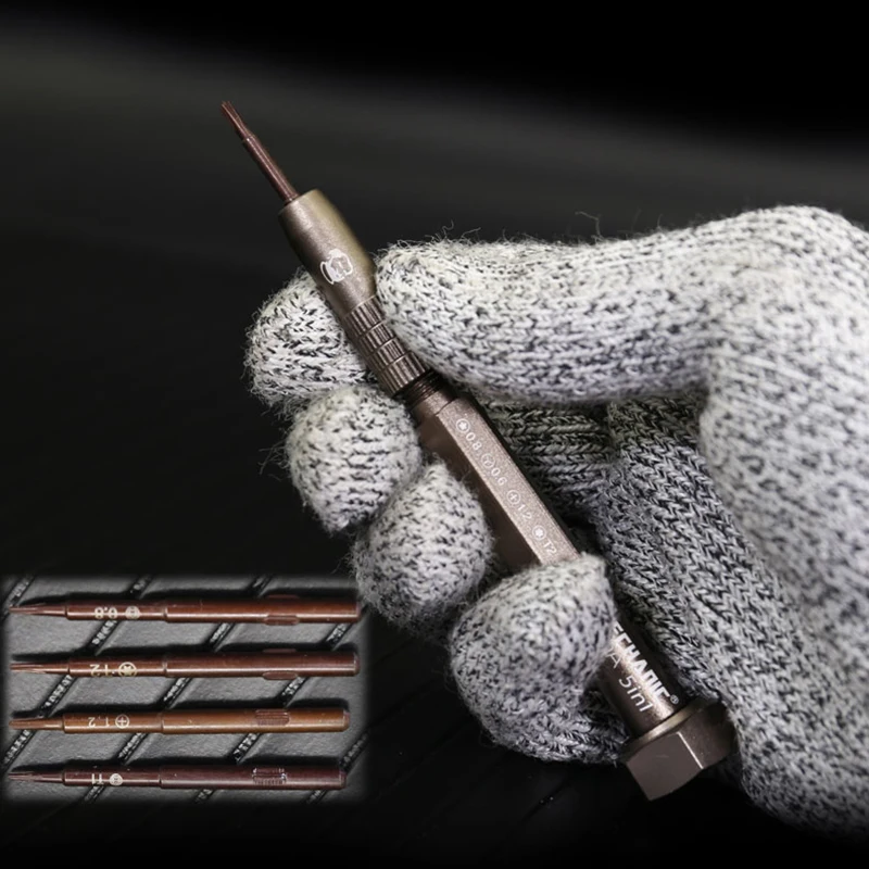 5в1 Набор прецизионных отверток S2 Steel Tournevis Cacciavite магнитные отвертки для iPhone X 8 7 6 5