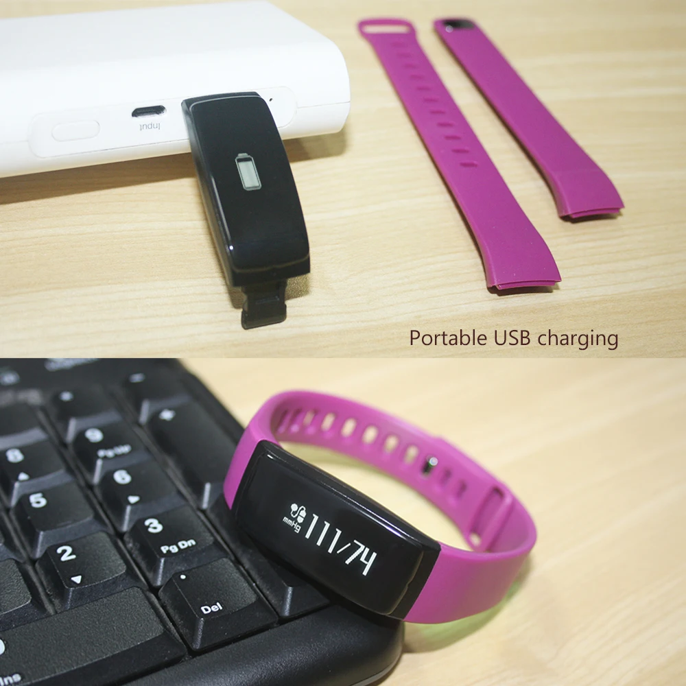 Браслет Смарт наручные Bluetooth ZB78 часы крови Давление сердечного ритма Smartband SMS