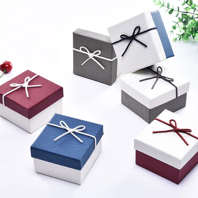 

High Gift Watch Bracelet Box Packaging Jewelry Durable Bangle Bowknot Storage Case DSM
