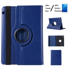 Вращающийся на 360 чехол для huawei MediaPad T3 9,6 дюймов 10 AGS-L09-L03 W09 кожаный чехол для планшетов Honor Play Pad 2 9," чехол s