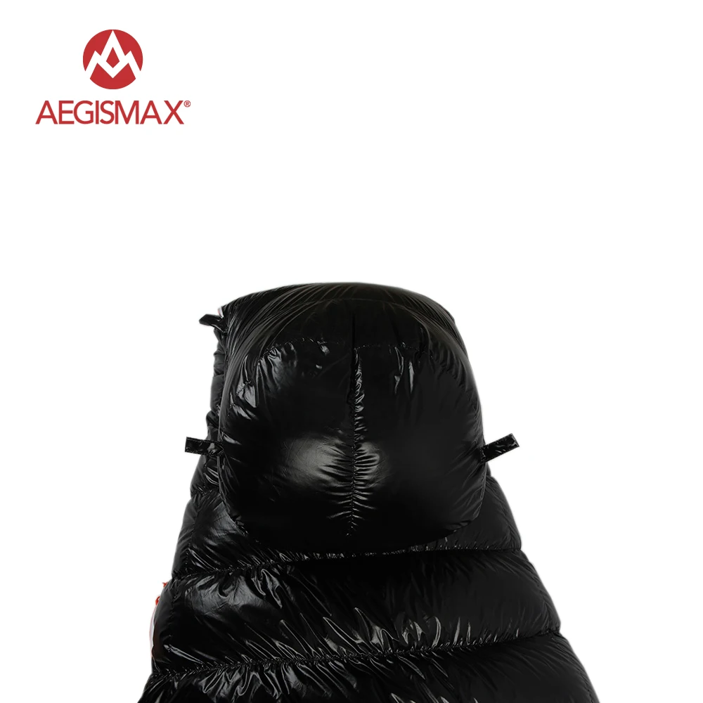 Aegismax спальный мешок с утиным пухом Профессиональный зимний Сверхлегкий уличный белый утиный пух Мумия Тип рюкзак спальный мешок