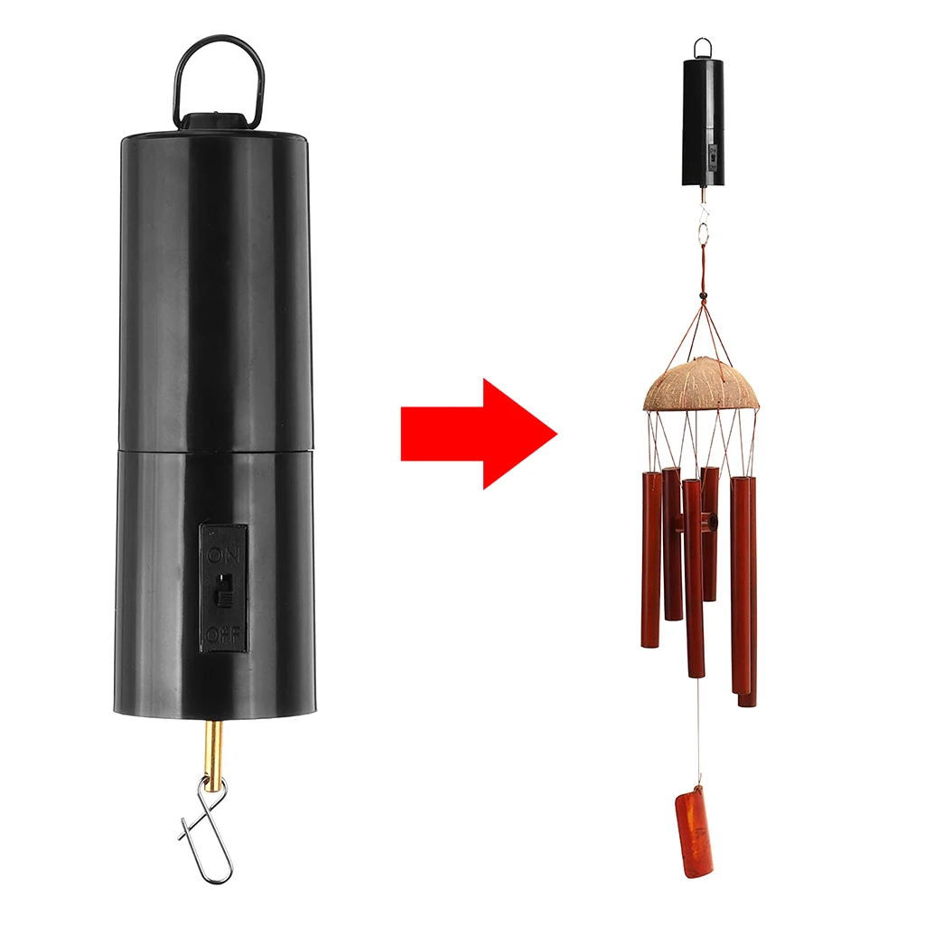 

Stainless Steel Electric Powered Hanging Display Motor Revolve Twist Turn Twirl Swirl Wind Chimes Hanging Decorations