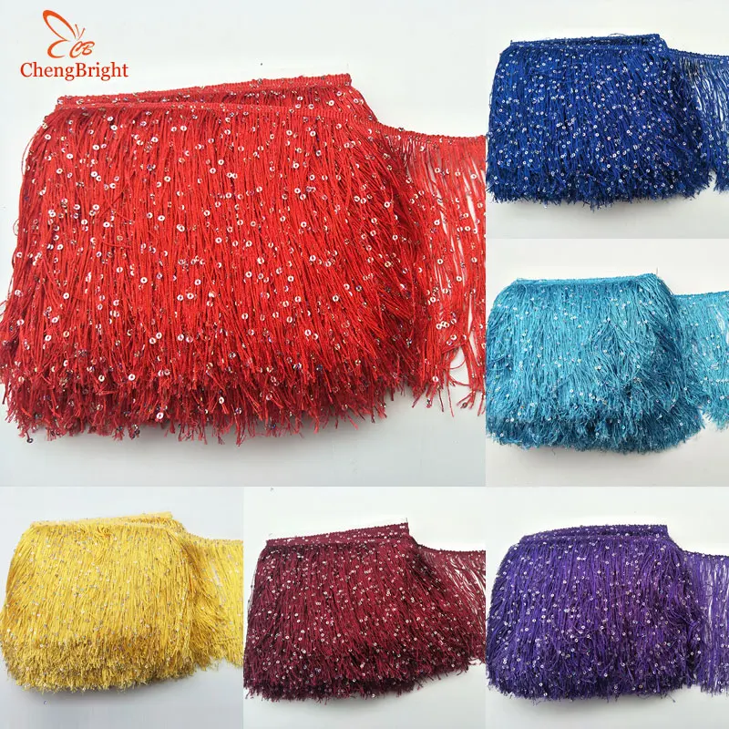 sequin tassel fringe