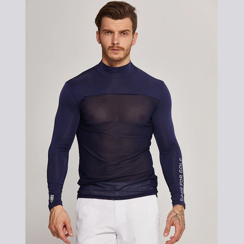 New mens Sportswear special sunscreen skin shirt 2 colors Golf sports