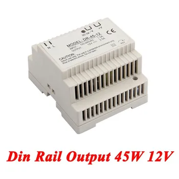 

DR-45 Din Rail Power Supply 45W 12V 3.5A,Switching Power Supply AC 110v/220v Transformer To DC 12v,ac dc converter
