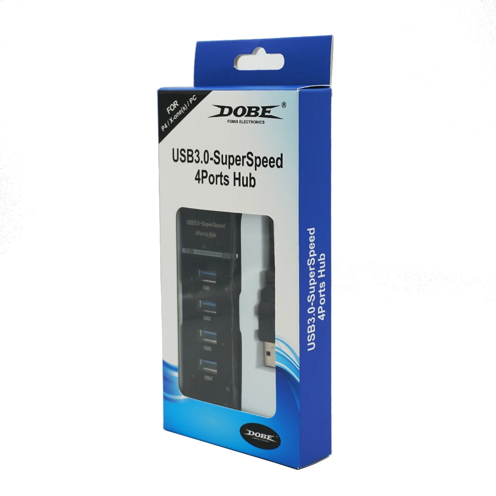 Для DOBE USB 3 0 SuperSpeed 4 порта Hub для PS4/Xbox One S/PC Black|Запасные части| |