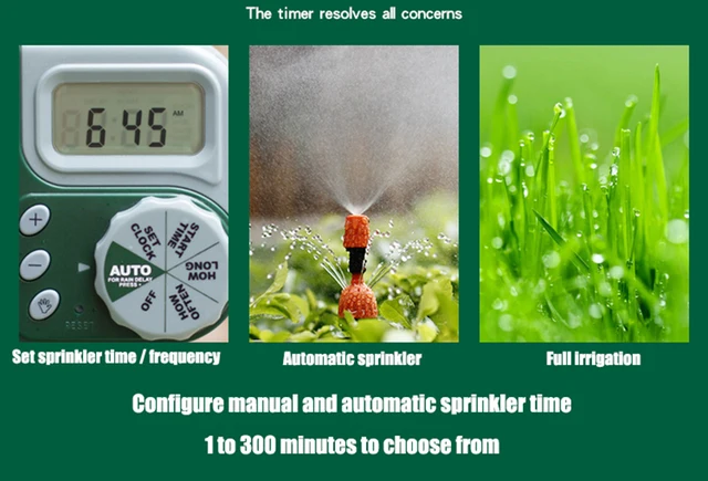 Ogród podlewanie Timer automatyczny elektroniczny licznik wody Home Garden nawadnianie Timer Controller system Autoodtwarzanie nawadniacz -