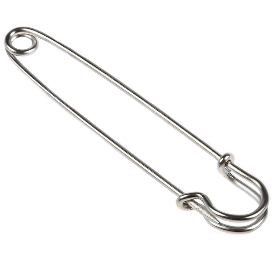 

10PCS 4Inch Large Metal Safety Pin-Big and Strong Enough to Hold Heavy-Weight Fabrics and Materials as Canvas Leather Upholstery