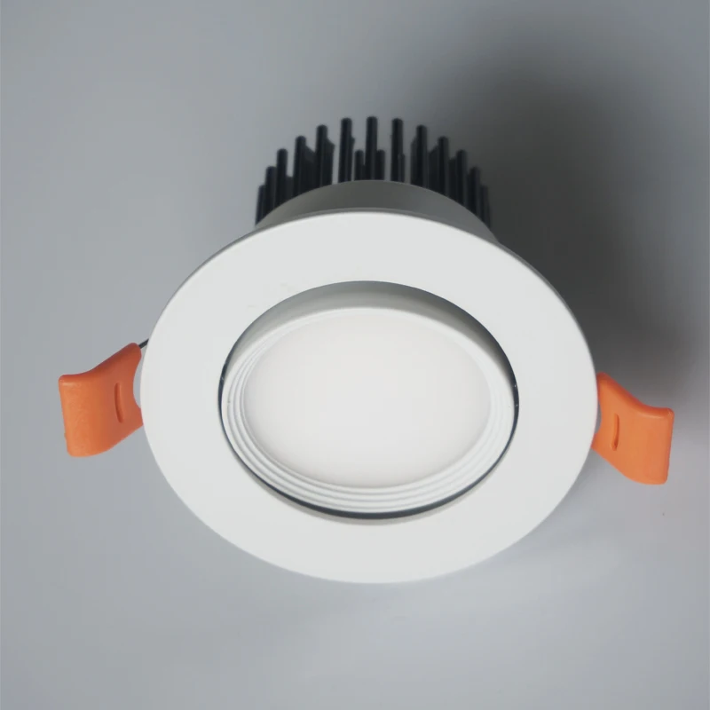 Светодиодный встраиваемый светильник CREE 5 Вт 7 Вт 12 Вт Регулируемая круглая лампа с регулируемой яркостью+ светодиодный драйвер