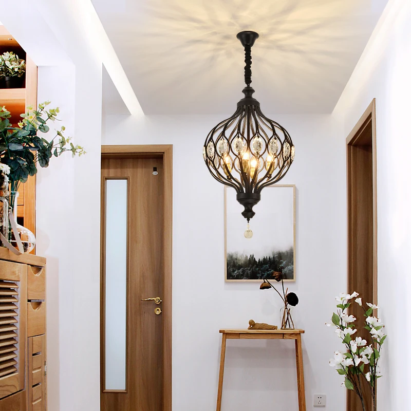 Billig Moderne Kristall Kronleuchter Beleuchtung Für Küche Schlafzimmer Kunst deco LED Kronleuchter Decke Ausgesetzt Lampen candelabro de cristal