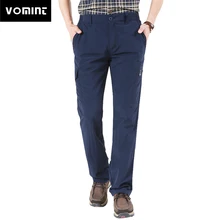 Мужские водонепроницаемые брюки с быстросохнущей вышивкой брюки карго летние легкие тканевые штаны большого размера с эластичной резинкой на талии