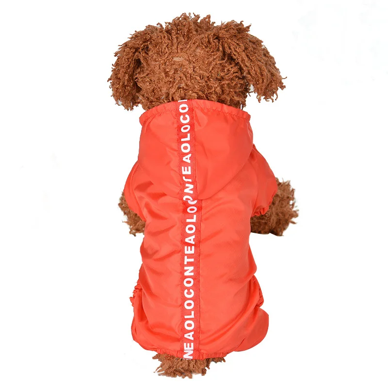 

Waterproof Pet Dog Raincoat Small Dog Clothes Dog Rain Coat Puppy Jumpsuit Hoodie Pet Rain Coat Jacket For Dogs XS-2XL