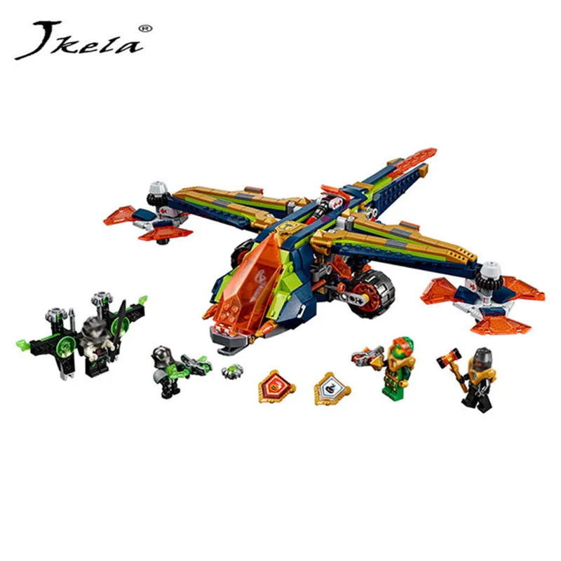 

[Jkela]Nexo Knights Future Shield Building Blocks Double Helix Chimerism Castle Toys Compatibility Legoingly Nexo Knights Future