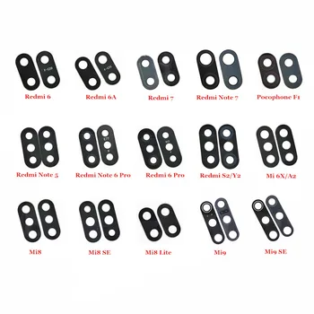 

2x Rear Back Camera Glass Lens For Xiaomi Mi 6X A2 Mi8 SE Lite Mi9 SE Pocophone F1 for Redmi 6 6A Pro 7 S2 Y2 Note 5 6 Pro 7