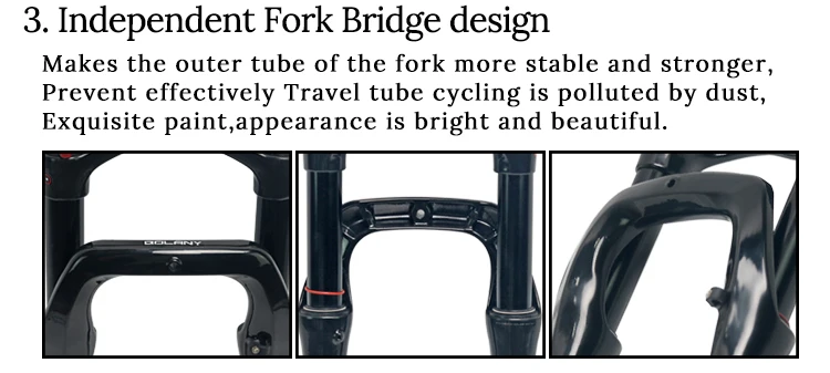 Передняя вилка BOLANY для снежного велосипеда, 26 дюймов, алюминиевый сплав, воздушный газ, жир, вилка для велосипеда 4,0 дюймов, шины, Аксессуары для велосипеда
