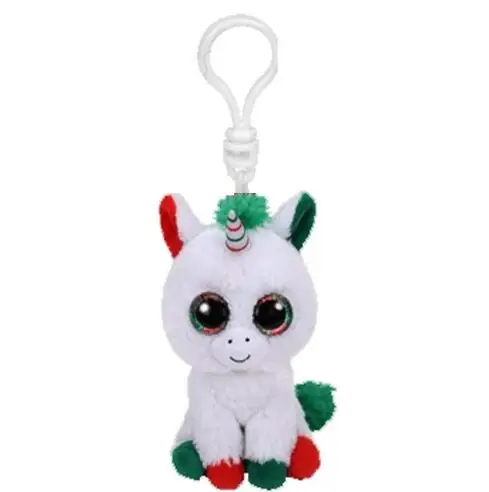 Ty Beanie Boos Big Eyes Plush Keychain Toy Doll Fox Owl Dog Unicorn Penguin Giraffe Leopard Monkey Dragon 4\