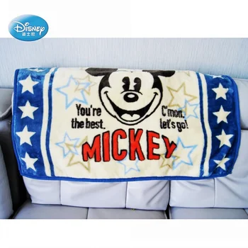 

Mickey Minnie Mouse Baby Children Birthday Gift Soft Flannel Blanket Disney Nap Mat with Blanket Swaddle Wrap 70x100cm for Pets