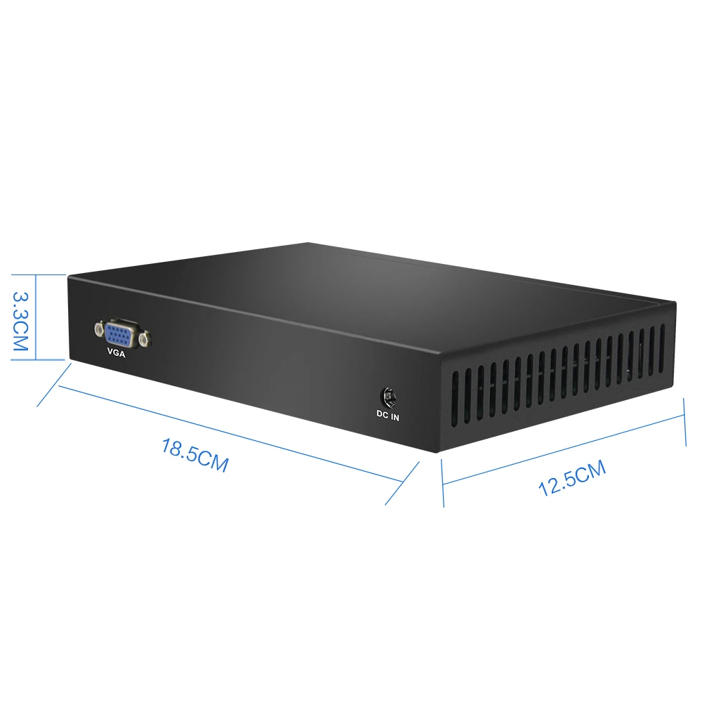 HLY Мини ПК Celeron 1037U 6* Gigabit Ethernet 82583 в i211-AT LAN Windows Pfsense брандмауэр настольный промышленный Мини компьютер