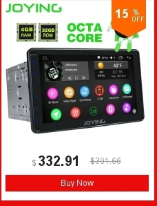 Excellent JOYING double din 7 inch Car Radio Android 8.1 Octa Core built in DSP&4G HD Fast Boot Universal head unit GPS map with free DVR 6