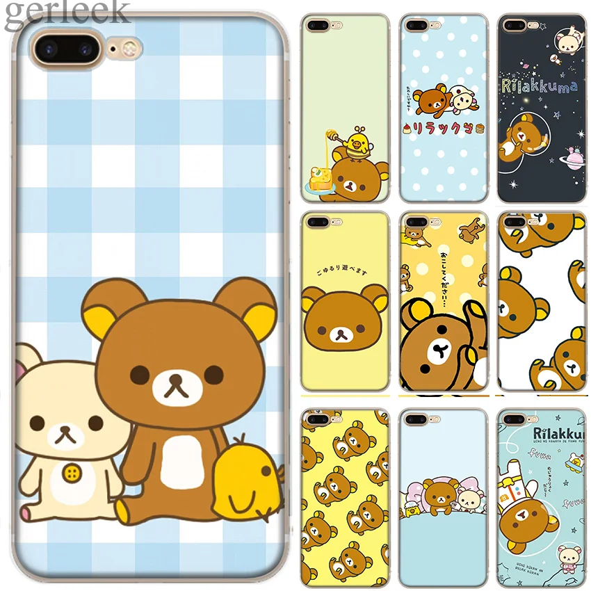 

Case Phon Cover Rilakkuma For iPhone 11 Pro 5 5S SE 6 6S 7 8 Plus X XR XS Max Cases