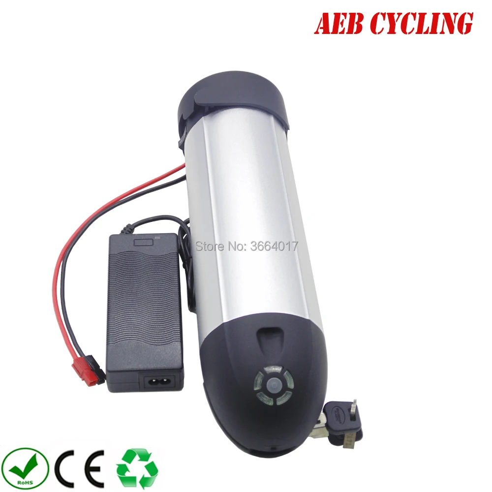 Luxury Price for  EU US free shipping and taxes 250W 350W 500W 36V 12.8Ah high power Li-ion ebike battery with charge